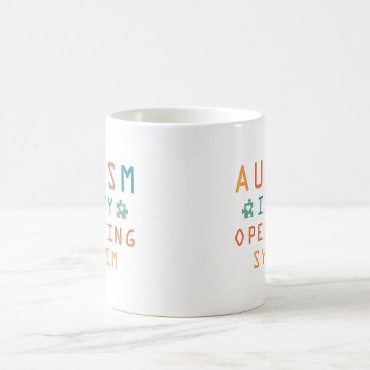 Mug Système d'exploitation Autisme (Centre)