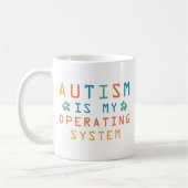 Mug Système d'exploitation Autisme (Gauche)