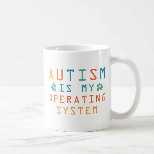 Mug Système d'exploitation Autisme (Droite)