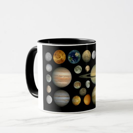 Mug Système solaire (Devant gauche)