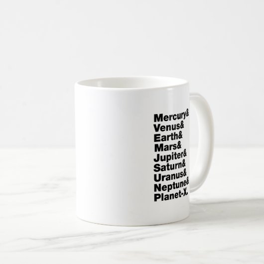 Mug Système solaire (Devant droit)