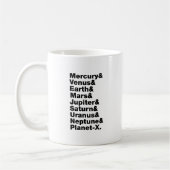 Mug Système solaire (Gauche)