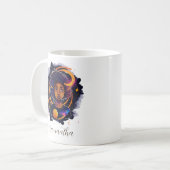 Mug Système solaire Afro Femme (Devant gauche)
