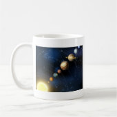 Mug Système solaire de l'espace (Gauche)