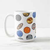Mug Système solaire Galaxie spatiale (Gauche)