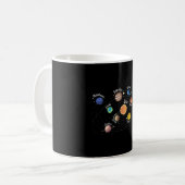 Mug Système Solaire Planètes Connaissance des Enfants  (Devant gauche)