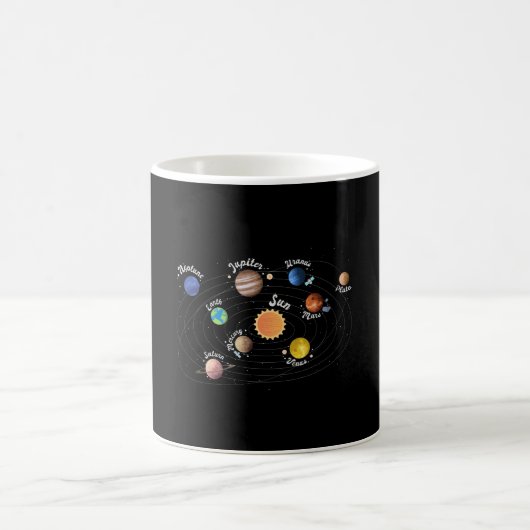 Mug Système Solaire Planètes Connaissance des Enfants  (Centre)