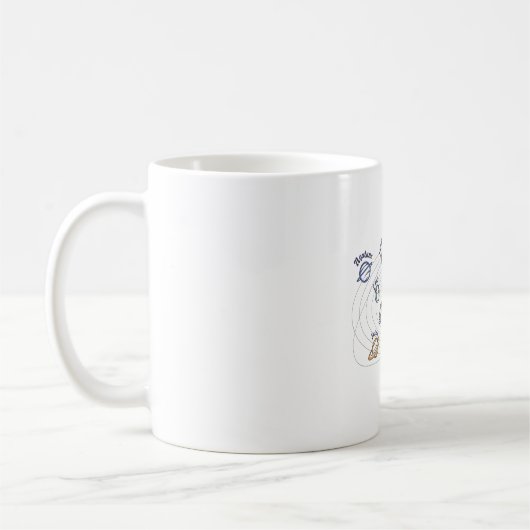 Mug Système solaire Planètes Enfants Connaissances Esp (Gauche)