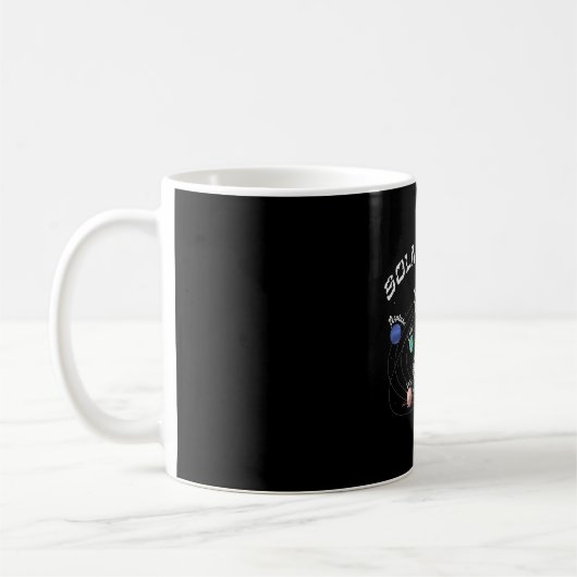 Mug Système solaire Planètes Enfants Connaissances Esp (Gauche)