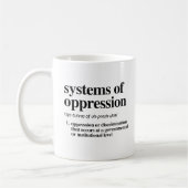 Mug Systèmes de définition d'oppression (Gauche)
