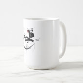 Mug SYUJA calligraphie de motivation courageuse (Devant droit)