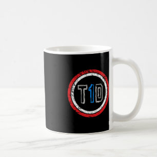 Mug T1D Emblème Type 1 Sensibilisation au diabète