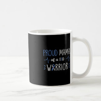 Mug T1D Fière Mama Sensibilisation au diabète Ruban bl