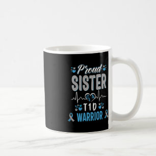 Mug T1D fière soeur Sensibilisation au diabète Type 1