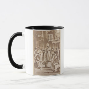 Mug T34029 une réunion de prière de quaker (stylo et