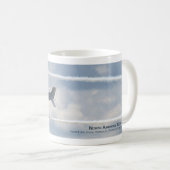 Mug T-28C Avion de cheval de Troie en vol (Devant droit)