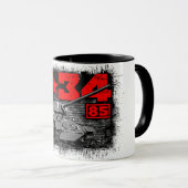 Mug T-34-85 Char moyen soviétique (Devant droit)