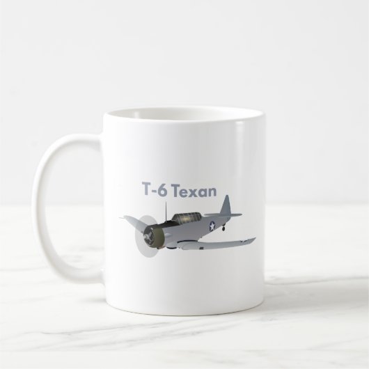 Mug T-6 Aéronefs d'instructeur texan (Gauche)