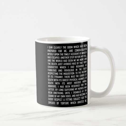 Mug T And The Pendulum Edgar Allan E Etry Excerpt (Droite)