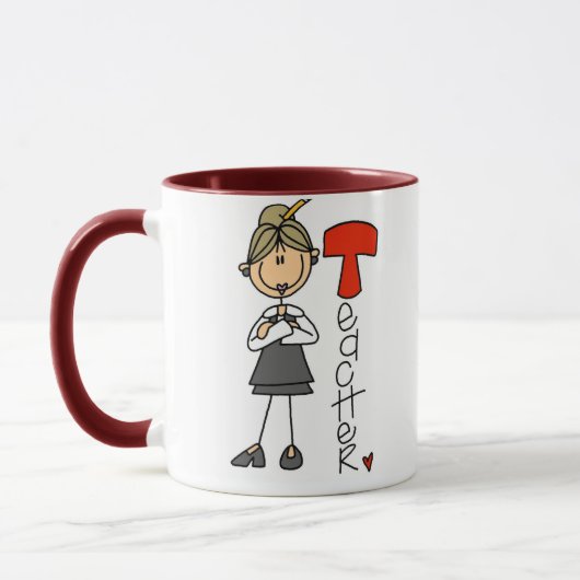 Mug T est pour Enseignant (Gauche)