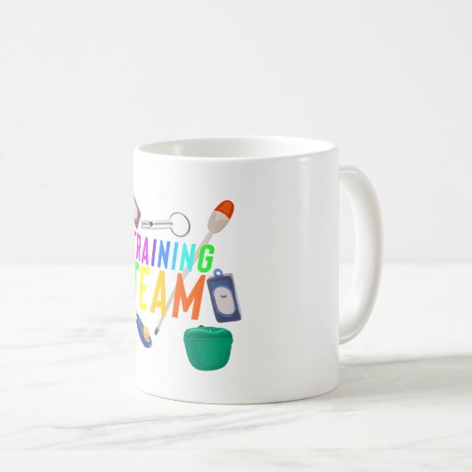 Mug T est pour l'équipe de formation (Devant droit)