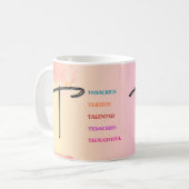 Mug "T" initial (11oz) (Devant gauche)