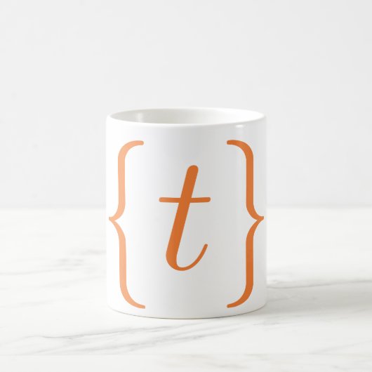 Mug "T" mathématique a placé (Centre)