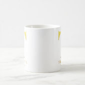 Mug T Monogrammé Métal Brossé Or (Centre)