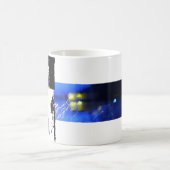 Mug T Musique typographique de granulométrie (Centre)