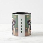 Mug T Pug Adorable en Gros Plan | Chien Mignon Personn (Centre)