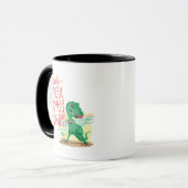 Mug T Rex Aime Les Pousses (Devant gauche)