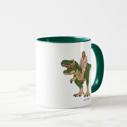 Mug T-Rex de Jésus (Devant droit)