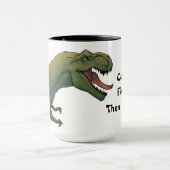 Mug T-Rex Dinosaur Café D'Abord Puis Je Chasse (Centre)