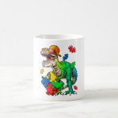Mug T Rex Dinosaur Sensibilisation sur l'autisme Puzzl (Centre)