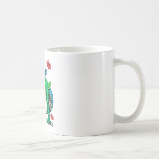 Mug T Rex Dinosaur Sensibilisation sur l'autisme Puzzl (Droite)