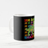 Mug T Rex Dinosaure 100 Jours Plus Intelligent École 1 (Devant gauche)