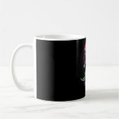 Mug T-rex dinosaure de Noël | Conception de dinosaure (Gauche)