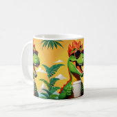 Mug T-Rex Dinosaure Drôle (Devant gauche)