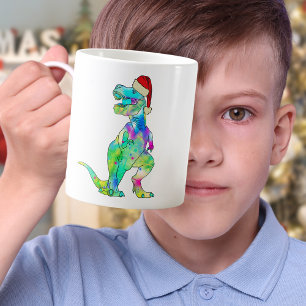 Mug T-Rex Dinosaure Drôle de Noël