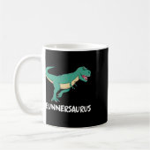 Mug T-Rex dinosaure drôle Exercice Cardio Course à pie (Gauche)