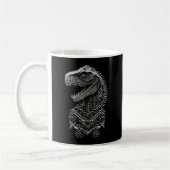 Mug T-Rex Dinosaure gothique (Gauche)