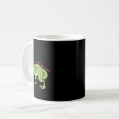 Mug T-Rex Enfants de Golf de Disque Drôle  (Devant gauche)