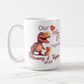Mug T-Rex et bébé, notre première fête des mères ensem (Gauche)
