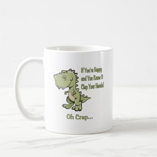 Mug T-Rex heureux (Gauche)