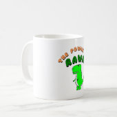 Mug T-Rex La Puissance De La Révolution (Devant gauche)