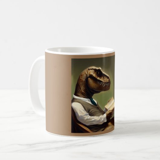Mug T Rex Lecture (Devant gauche)