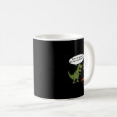 Mug T Rex Mange Jack-o'-lantern Halloween Garçons Fill (Devant droit)