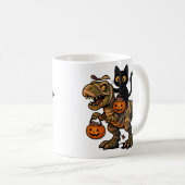 Mug T-Rex - Mignonne Halloween Dino (Devant droit)