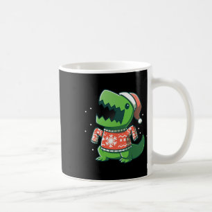 Mug T-rex Noël amusant Dinosaur Laid Saurus