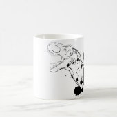 Mug T-Rex (noir et blanc) (Centre)